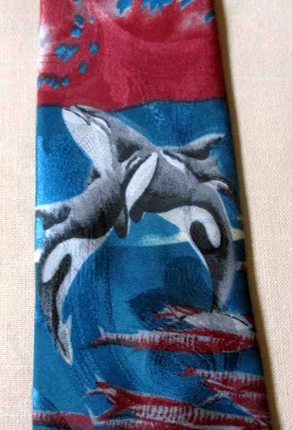KILLER WHALES / ORCAS - ENDANGERED WILDLIFE - TIE