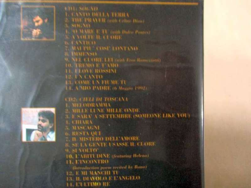 ANDREA BOCELLI - SPECIAL DE LUXE SOUND & VISION EDITION  - 2 CD`s & DVD