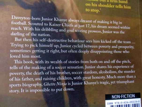 GHETTO NINJA - THE JUNIOR KHANYE STORY - NIKOLAOS KIRKINIS