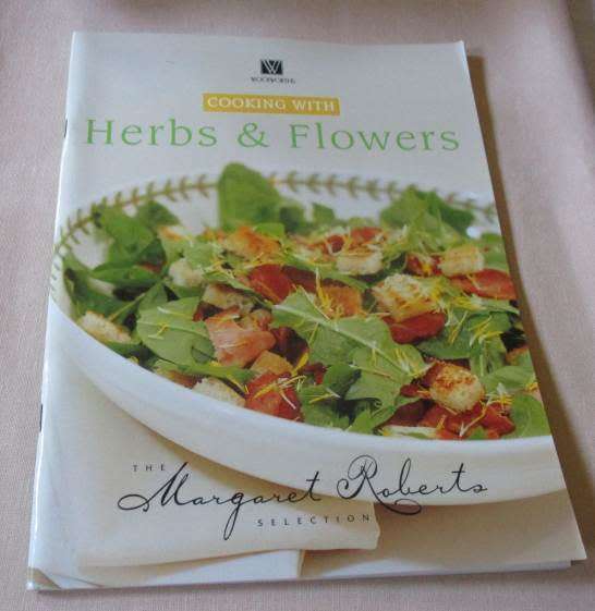 COOKING WITH HERBS & FLOWERS - THE MARGARET ROBERTS SELECTION - WOOLWORTHS