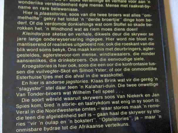 VIR N` OULAP EN N` BOKSTERT - A.A.J. VAN NIEKERK