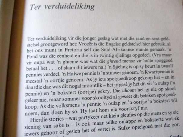 VIR N` OULAP EN N` BOKSTERT - A.A.J. VAN NIEKERK