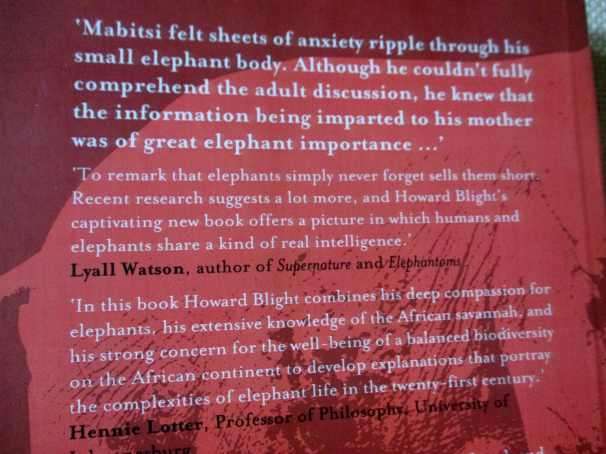 AN ELEPHANT BLOODLINE - HOWARD BLIGHT