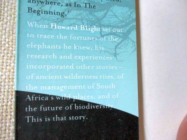 AN ELEPHANT BLOODLINE - HOWARD BLIGHT
