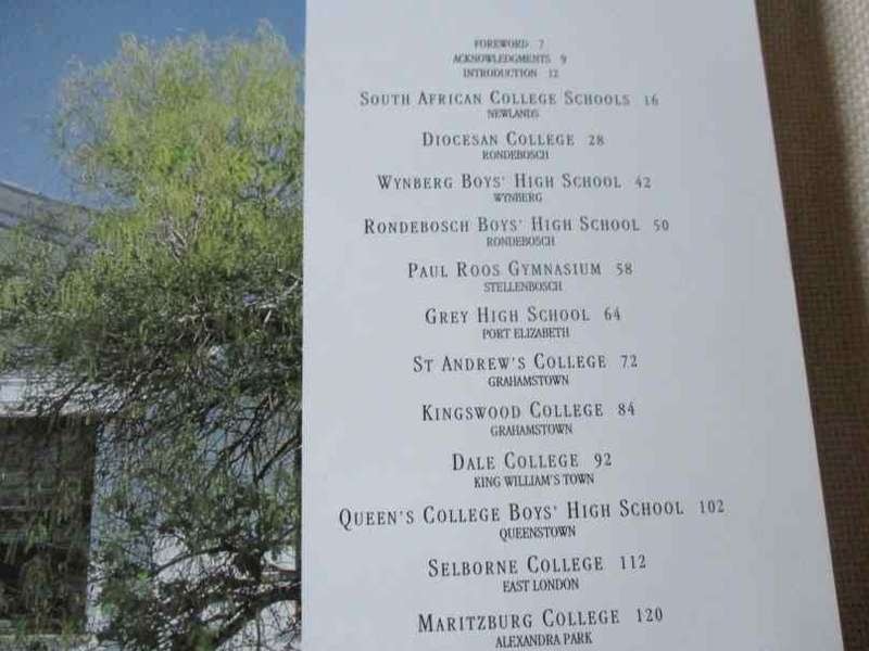 HISTORIC SCHOOLS OF SOUTH AFRICA - AN ETHOS OF EXCELLENCE - PETER HAWTHORN AND BARRY BRISTOW