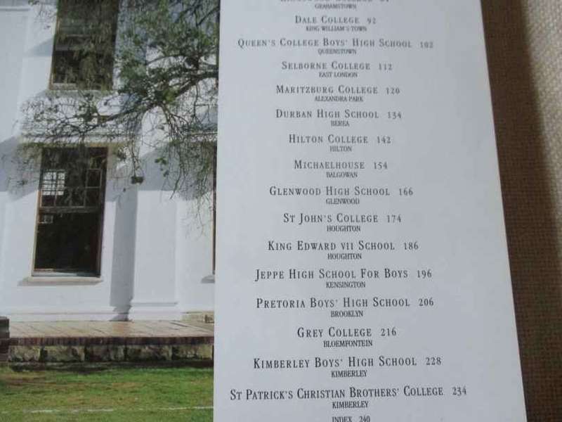 HISTORIC SCHOOLS OF SOUTH AFRICA - AN ETHOS OF EXCELLENCE - PETER HAWTHORN AND BARRY BRISTOW
