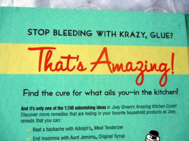 JOEY GREEN`S AMAZING KITCHEN CURES - 1150 WAYS TO PREVENT AND CURE COMMON AILMENTS WITH BRAND-NAME .