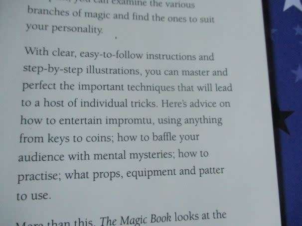 THE MAGIC BOOK - MASTER THE MYSTERIES OF OVER 150 MAGIC TRICKS - EDITED BY LYDIA DARBYSHIRE