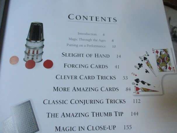 THE MAGIC BOOK - MASTER THE MYSTERIES OF OVER 150 MAGIC TRICKS - EDITED BY LYDIA DARBYSHIRE