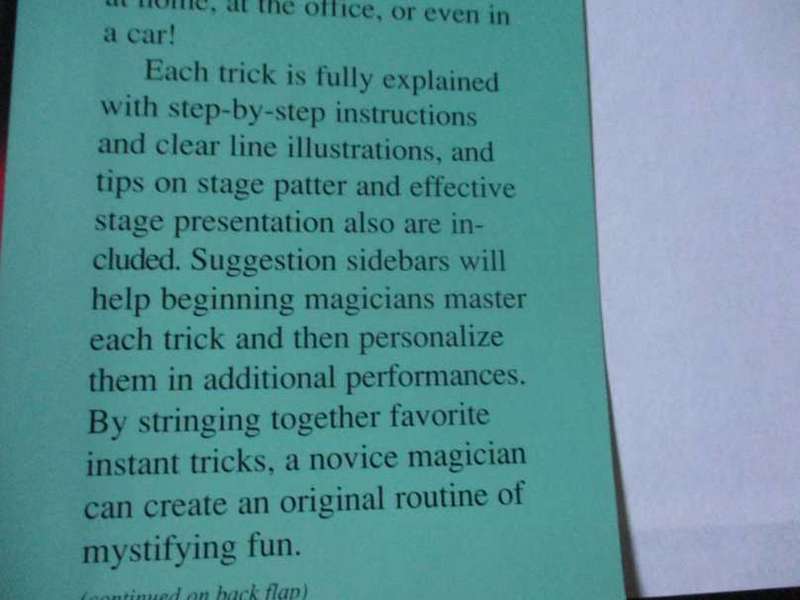 MARK WILSON`S GREATEST INSTANT MAGIC TRICKS - MORE THAN FIFTY AMAZING ILLUSIONS YOU CAN PERFORM A...