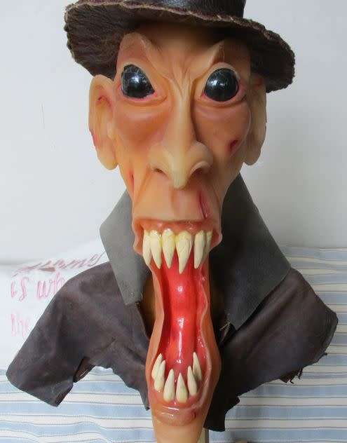 VINTAGE RARE COLLECTABLE RUBBER HORROR FIGURINE