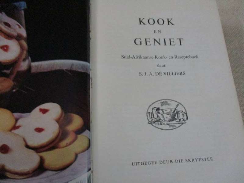 KOOK EN GENIET - S.J.A. DE VILLIERS