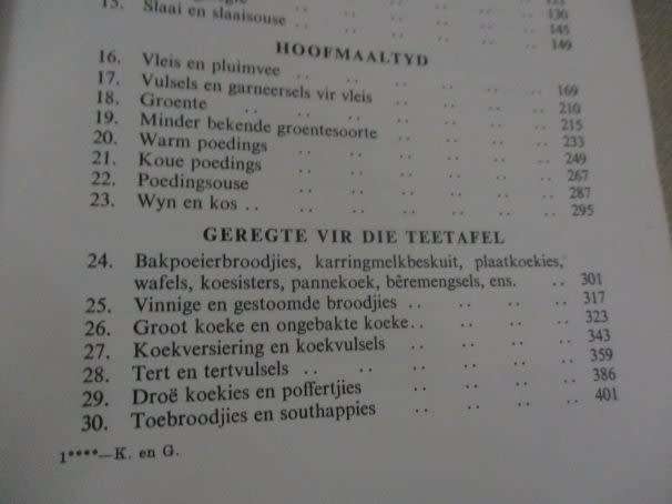 KOOK EN GENIET - S.J.A. DE VILLIERS
