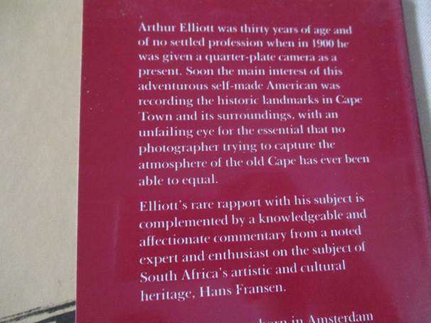 A CAPE CAMERA - THE ARCHITECTURAL BEAUTY OF THE OLD CAPE - ARTHUR ELLIOTT & HANS FRANSEN