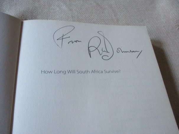 HOW LONG WILL SOUTH AFRICA SURVIVE ? - THE CRISIS CONTINUES -  R.W. JOHNSON