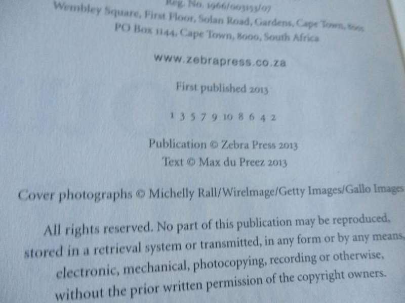 A RUMOUR OF SPRING - SOUTH AFRICA AFTER 20 YEARS OF DEMOCRACY - MAX DU PREEZ