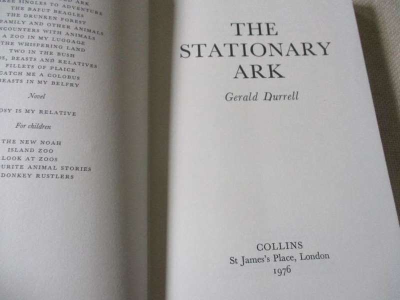 THE STATIONARY ARK - GERALD DURRELL