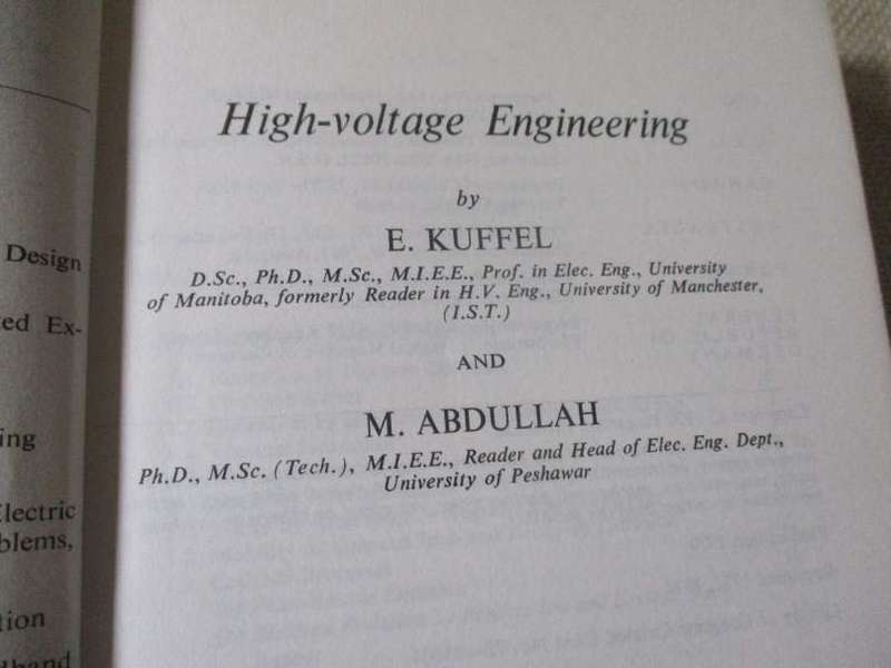 HIGH VOLTAGE ENGINEERING - E KUFFELAND & M ABDULLAH
