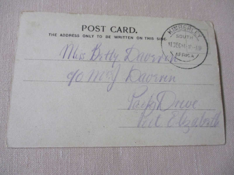 ELECTRIC LIGHT SUB STATION DE BEERS Co, KIMBERLEY - POST CARD ( vintage south african post card )