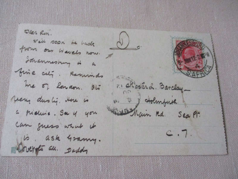 PRETORIUS STREET PRETORIA  - POST CARD ( vintage south african post card )