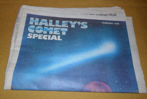 HALLEY'S COMET - NEWSPAPER SUPPLEMENT FEB 1986