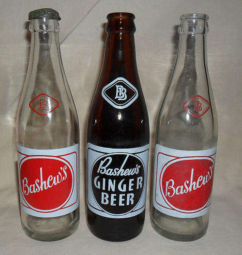 OLD BASHEWS BOTTLES X 3