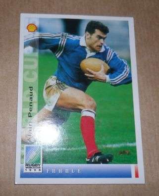 ALAIN PENAUD ( FRANCE ) 1995 RUGBY WORLD CUP SPORTS DECK CARD
