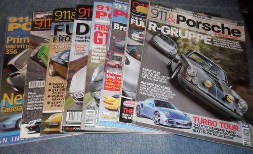 911 & PORSCHE WORLD MAGAZINES X 8