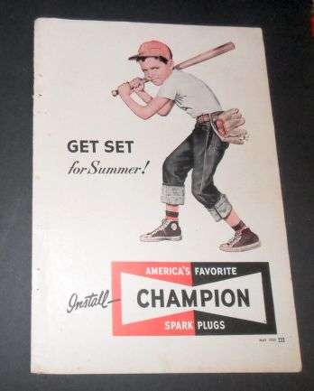 CHAMPION SPARK PLUGS - POPULAR SCIENCE 1952