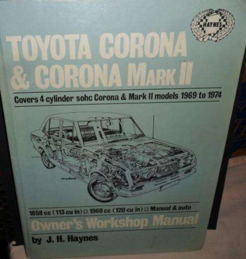 TOYOTA CORONA  & CORONA MARK 2 WORKSHOP MANUAL
