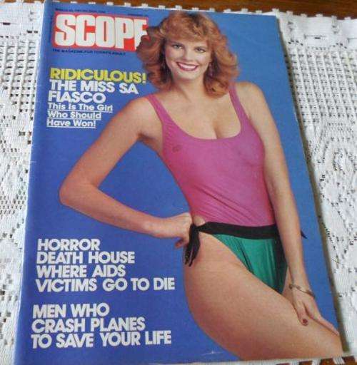 SCOPE MAGAZINE 23 MARCH 1984 ( MISS SOUTH AFRICA ANDREA STELZER , JEROME TRURAN WILDWATER )