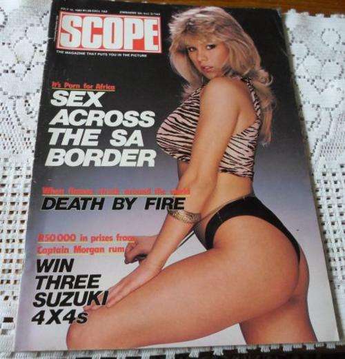 SCOPE MAGAZINE 12 JULY 1985 ( PETER CARTWRIGHT , MARIUS WEYERS , LIPTON CUP CHALLENGE )