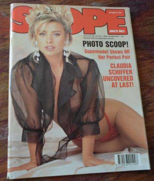 SCOPE MAGAZINE 29 OCT 1993 ( CLAUDIA SCHIFFER , MICHELLE SANCHEZ , STEPHEN CLARKE , THEO WOLMARANS