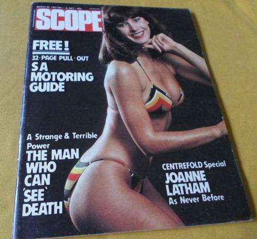 SCOPE MAGAZINE 20 MARCH 1981 ( JOANNE LATHAM , MARILYN COLE , TRIUMPH TR8