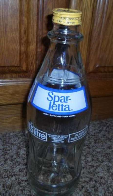 OLD S.A. 1,5 LITER SPARLETTA COOLDRINK BOTTLE