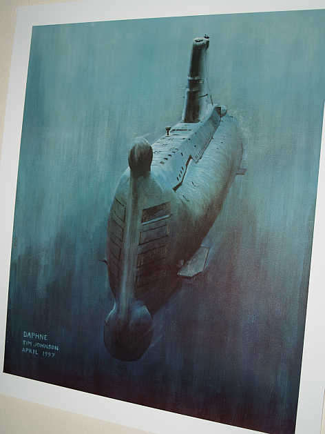 S.A. DAPHNE -CLASS SUBMARINE PRINT