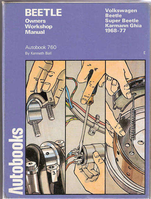 VOLKSWAGEN BEETLE / KARMANN GHIA OWNERS WORKHOP MANUAL
