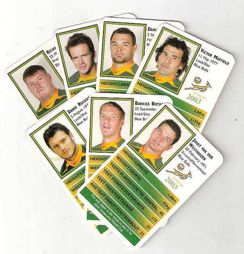 SPRINGBOKS / BLUE BULLS CARDS 2003
