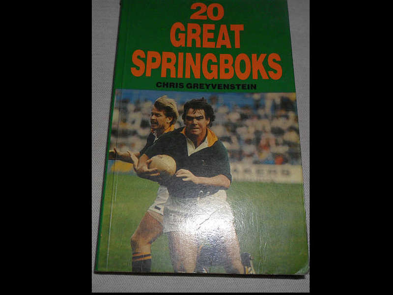 20 GREAT SPRINGBOKS - CHRIS GREYVENSTEIN