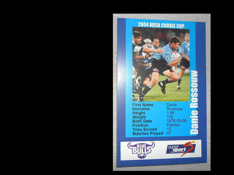 DANIE ROSSOUW - BLUE BULLS 2004 ABSA CURRIE CUP