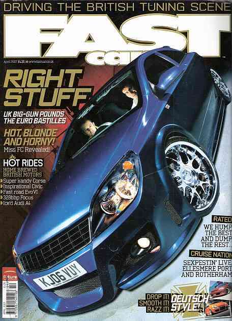 FAST CAR MAGAZINE APRIL 2007