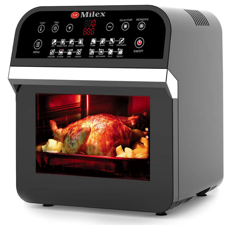 Milex 12L Digital Hurricane AirFryer with Rotisserie ( Open Box Item ) | Barcode: 6005519116925