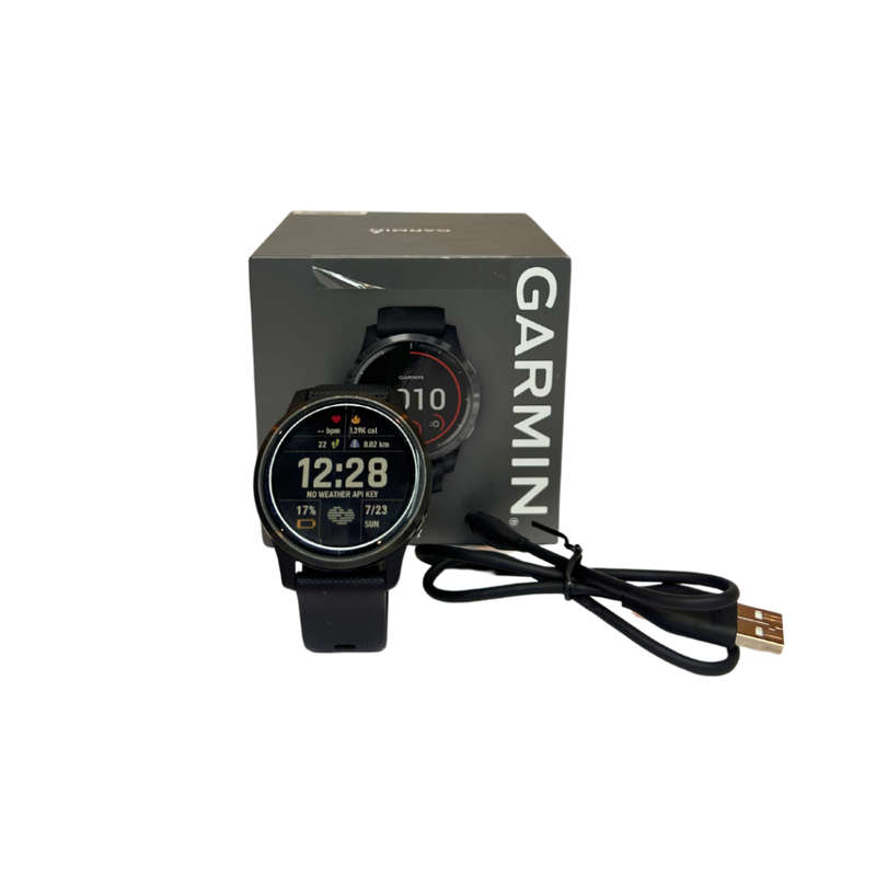 Garmin Vivoactive 4 Smartwatch (45mm) - Black ( Open Box item ) | Barcode: 753759228019