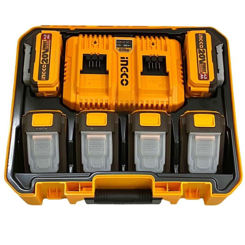 Ingco P20S Lithium-Ion Battery and Charger Kit - 2.0Ah ( Open Box Item) Barcode : 9902129842459