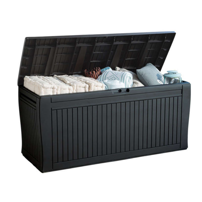 Keter - Comfy Storage Box - Graphite ( Open Box Item ) | Barcode: 7290106930223