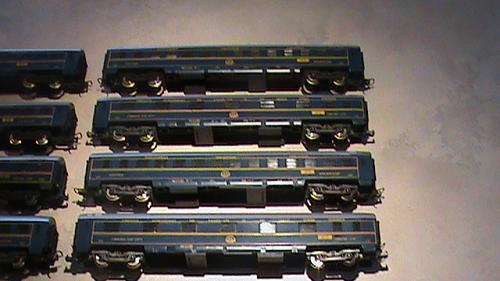 Lima HO blue "Orient Express" CIWL coaches x 8