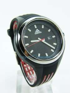 New mens adidas casual black red watch analog ADP4002