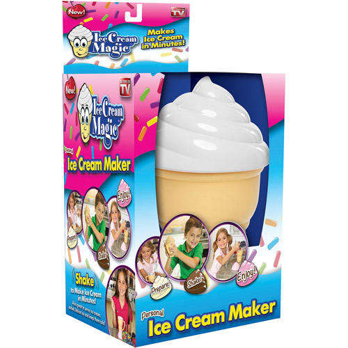 KIDDIES FUN ICE-CREAM MAKER ' MAKE HOMEMADE ICE-CREAM IN 3 MINUETS"