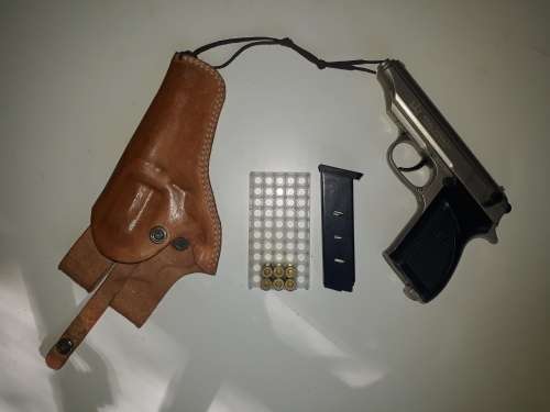 9mm Blank Replica Walther PPK Full Metal