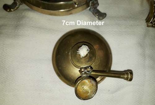 Rare Find Brass Tilting Teapot on Stand with Burner